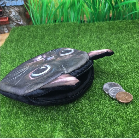 Black Cat Coin Purse - Picture 4 of 8